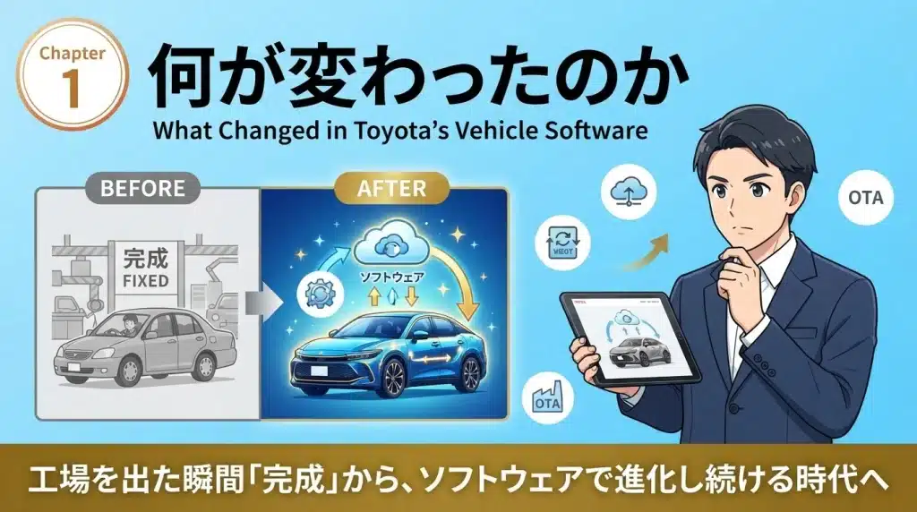 Areneは構想段階の車載OSではなく、新型RAV4で市場投入された段階へ進んだ。