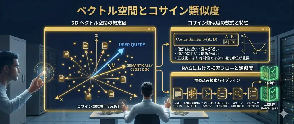 ベクトル空間とコサイン類似度