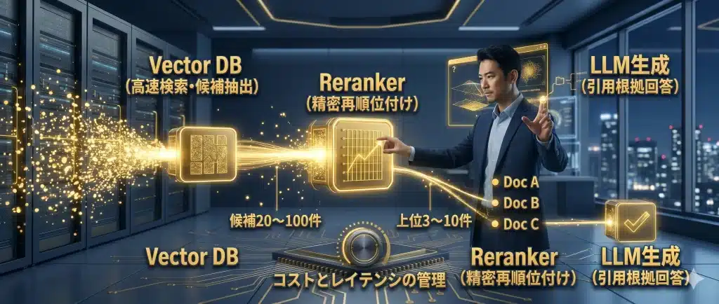 Rerankerをどこに置くか
