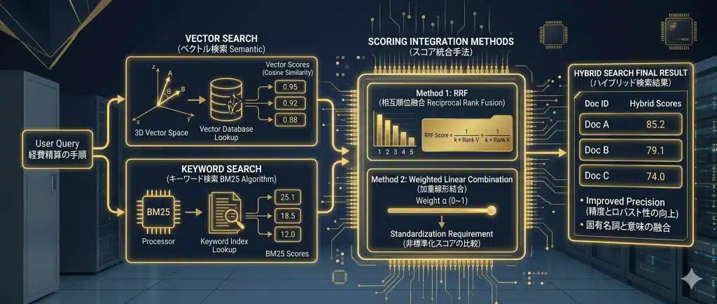 Hybrid Searchにおけるスコア統合