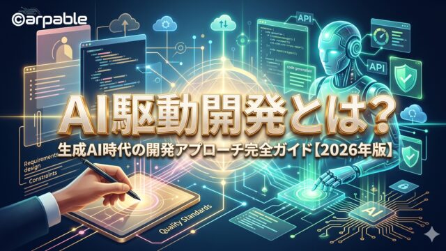 AI駆動開発とは
