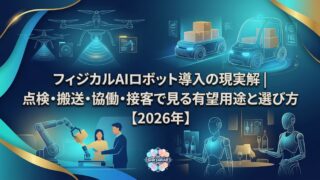 フィジカルAIロボット導入の現実解｜点検・搬送・協働・接客で見る有望用途と選び方