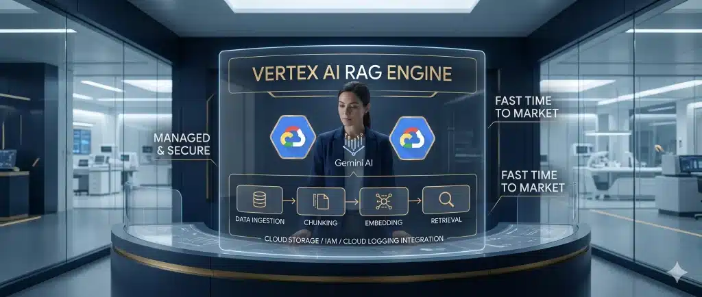 Vertex AI系のRAG基盤は、検索基盤やインフラ運用の負荷を下げやすい。ただし、IAM、データ接続、サービス制約、ログ、評価設計の理解は依然として必要である。