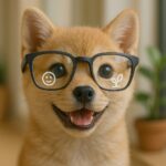 UXレイヤーのイメージ。スマートグラスをかけた人物。
