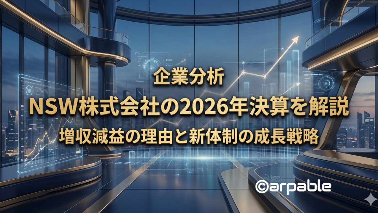 NSW株式会社の2026年決算を解説