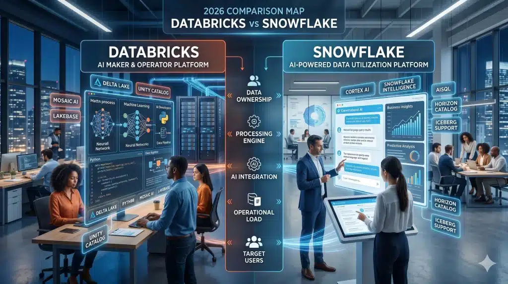 DatabricksとSnowflakeの違いを一言でいうと