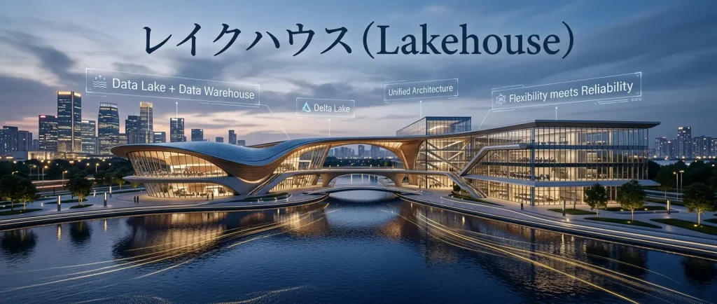 Lakehouseは、データレイクの柔軟性とDWHの信頼性を統合するAI時代の基盤である。