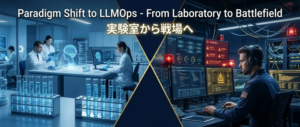 LLMOpsとは、LLMを用いたアプリを「作って終わり」にせず、本番環境で安全性・品質・採算性を保ちながら運用し続けるための考え方とプラクティスの総称だ。