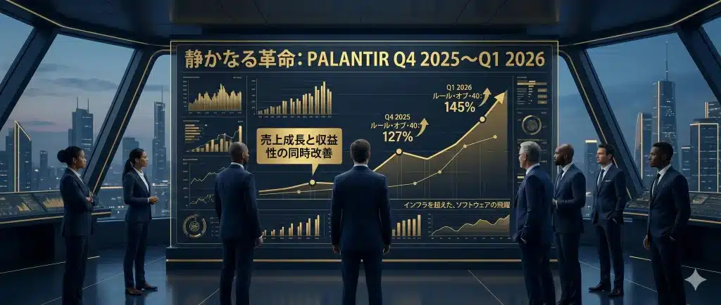 Palantir Q4 2025〜Q1 2026に起きた「静かなる革命」