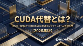 CUDA代替とは