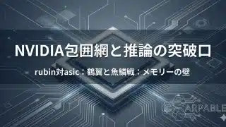 NVIDIA包囲網と推論の突破口