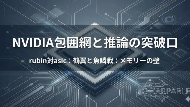 NVIDIA包囲網と推論の突破口