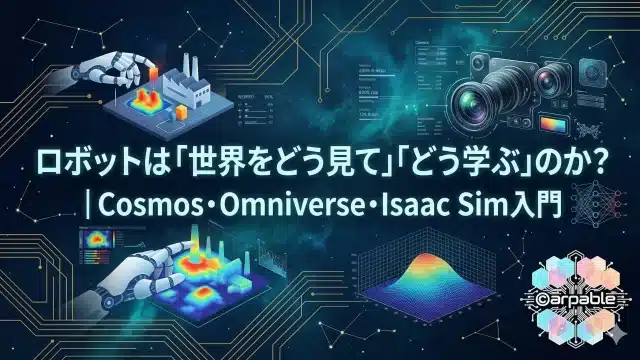 AIロボットは「世界をどう見て」「どう学ぶ」のか？｜Cosmos・Omniverse・Isaac Sim・OSMO入門
