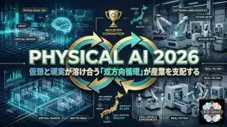 Physical AI 2026：仮想と現実が溶け合う「双方向循環」が産業を支配する