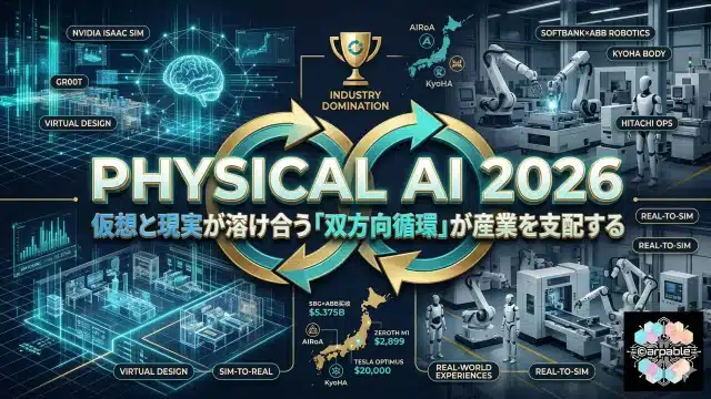 Physical AI 2026：仮想と現実が溶け合う「双方向循環」が産業を支配する