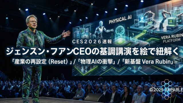 ジェンスンファンCEOの基調講演を絵で紐解く