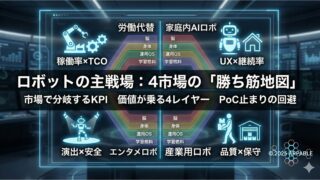 ロボットの主戦場：4市場の「勝ち筋地図」