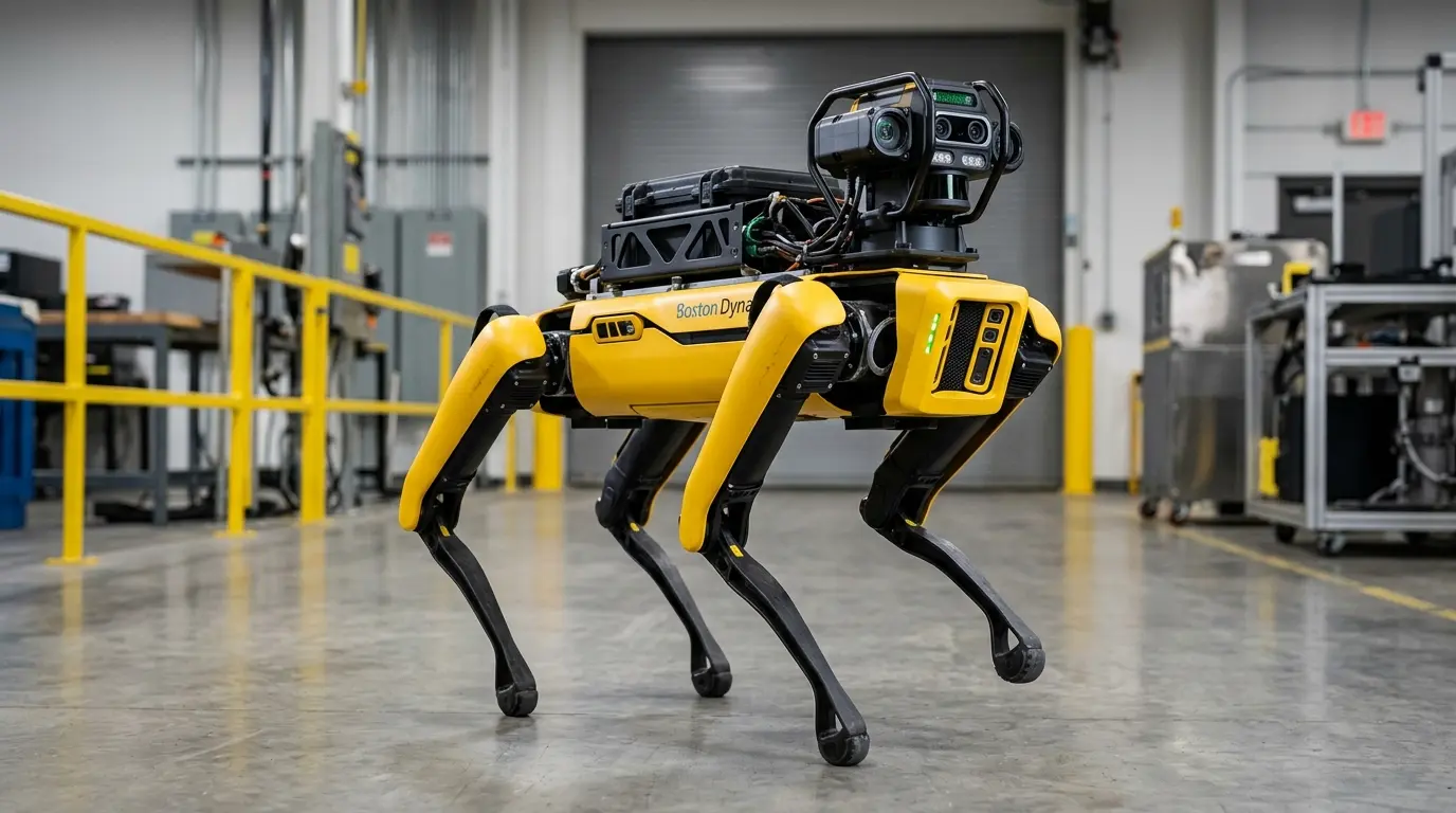 ボストンダイナミクスのロボットをGenSparkで生成