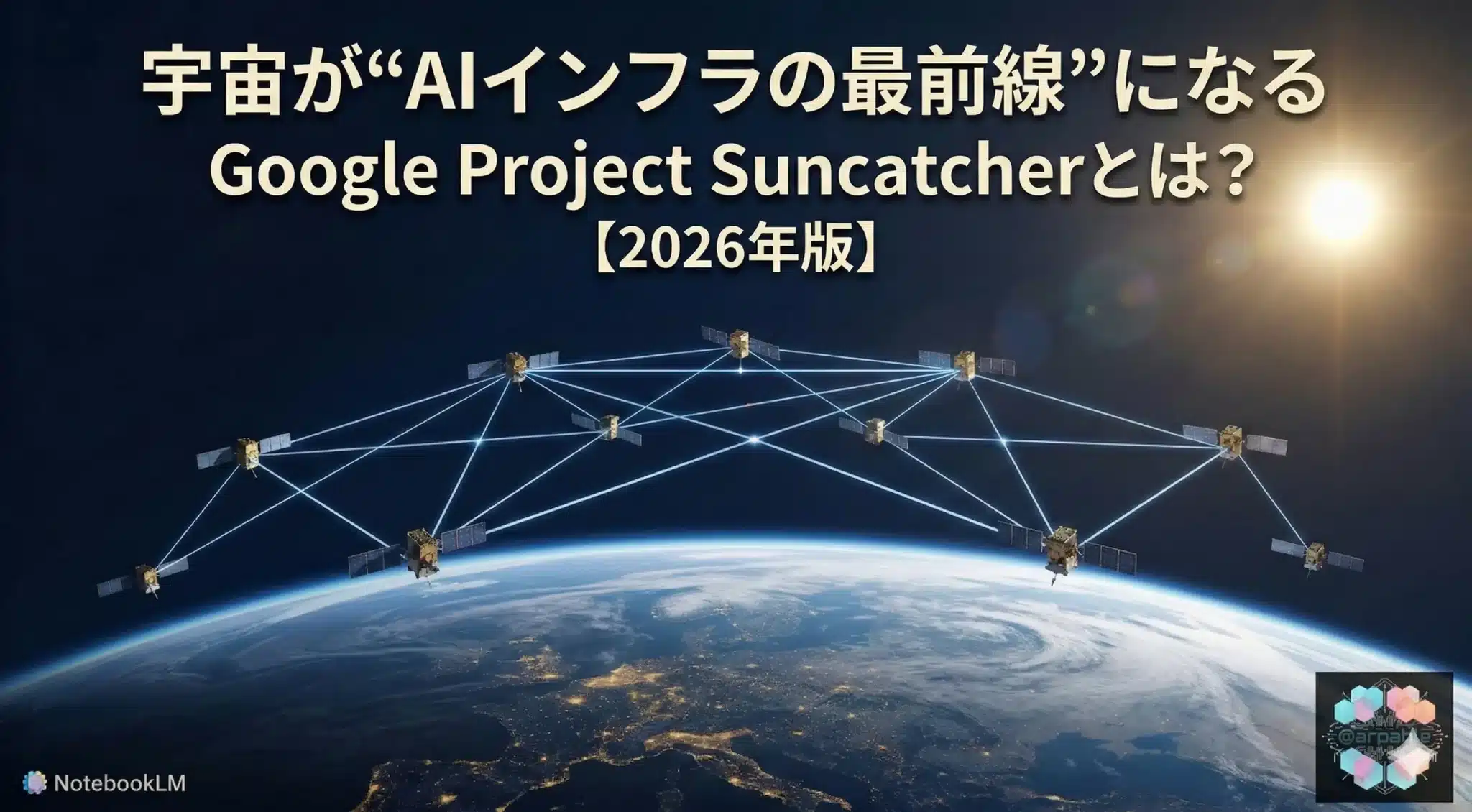 Google Project Suncatcherとは？宇宙がAIインフラになる日【2026年】