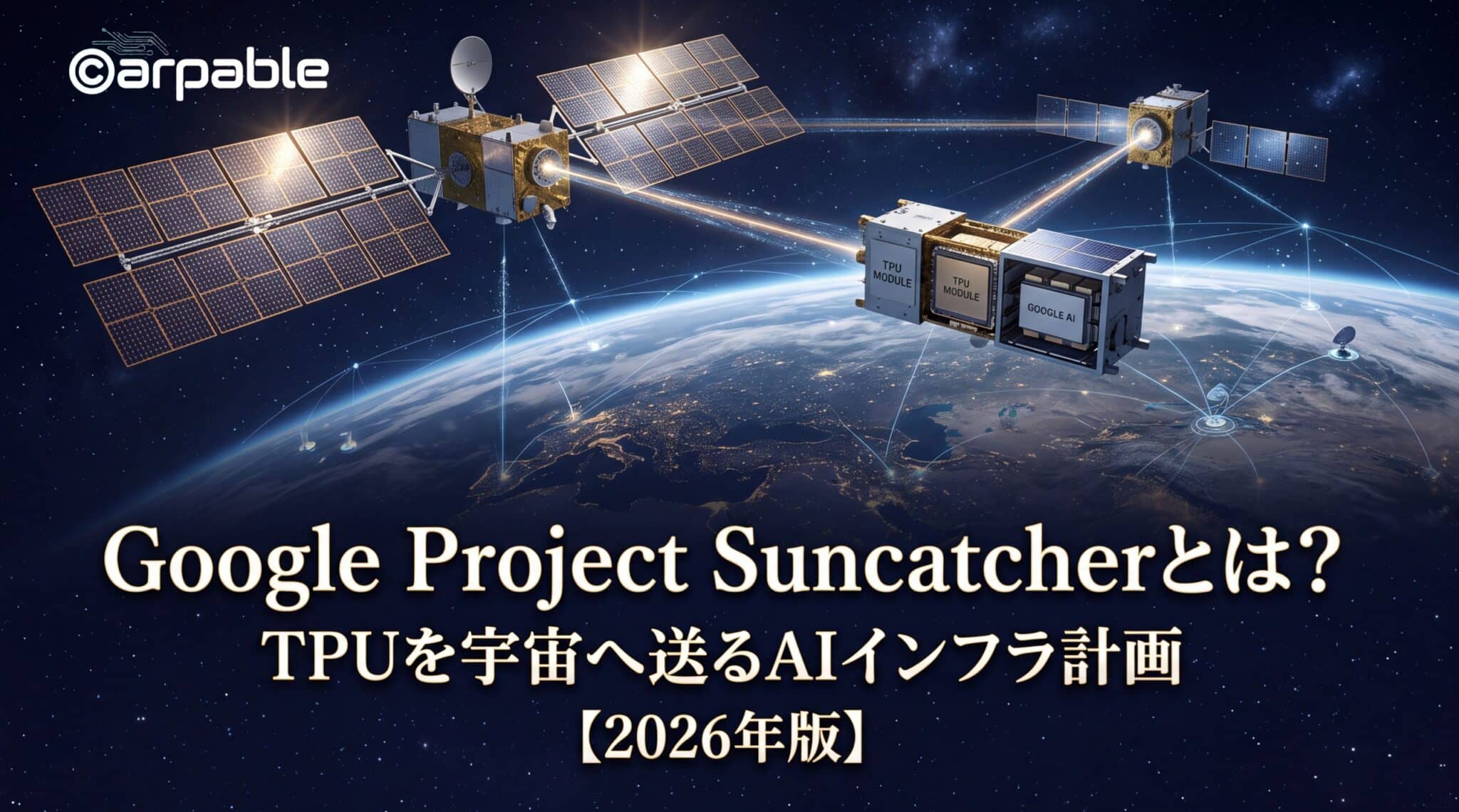 Project Suncatcherとは？Googleの宇宙AIインフラ構想【2026年版】