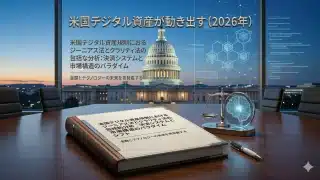 【2026】米国デジタル資産規制の全貌｜ジーニアス法・クラリティ法が変える金融の未来