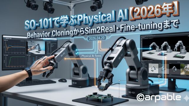 SO-101アープで学Phsical AI【2026年】