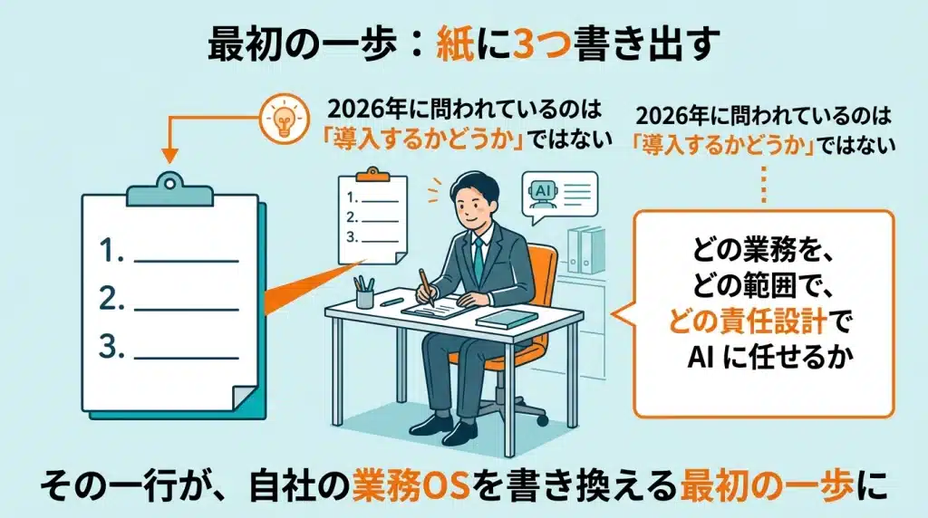 AIエージェント導入の最初の一歩