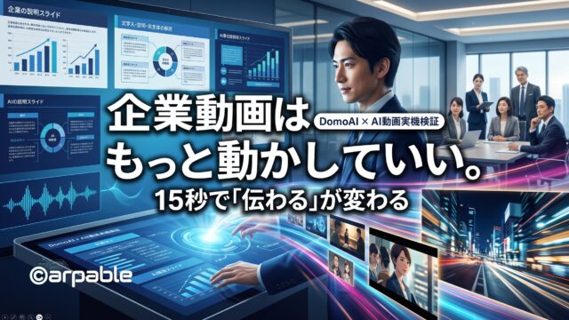 企業動画はもっとうごかしていい